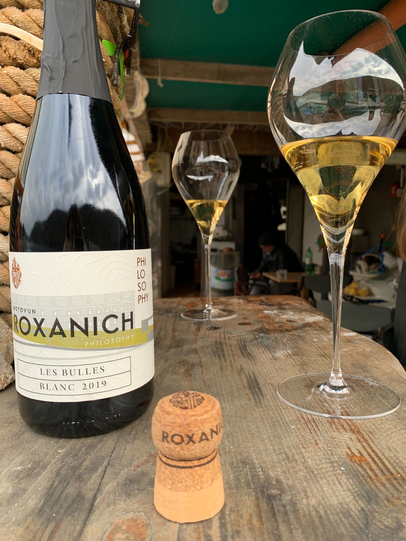 Roxanich Les Bulles Blanc 2019, sparkling wine, Malvasia istrianna
